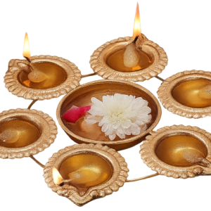 Pooja Steel Plate Deepam