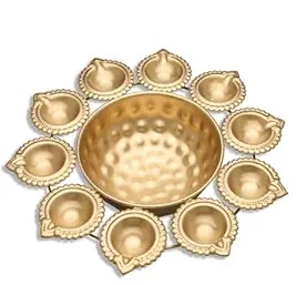 Pooja Steel Plate Deepam 2