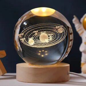 Crystal Ball Night Lamp 3D